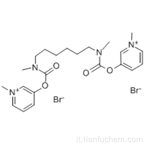 Piridinio, 3,3 &#39;- [1,6-esandiolo bis [(metilimino) carbonil] ossi] bis [1-metil-, bromuro (1: 2) CAS 15876-67-2